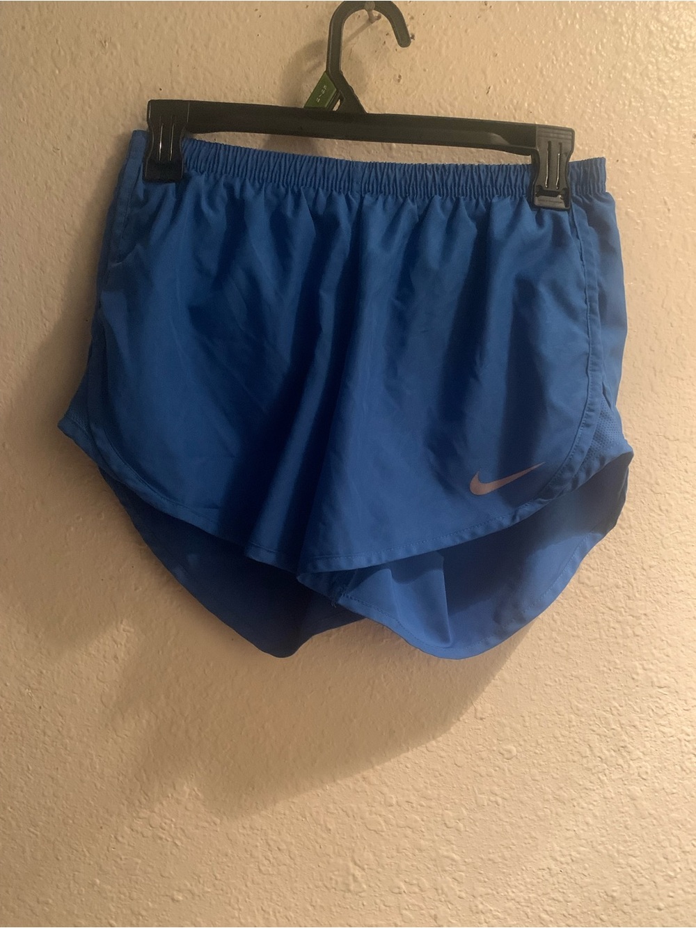 Nike Girls  Royal Blue Athletic Shorts with Swoosh